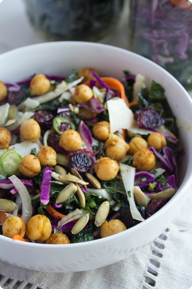 kale salad in a bowl