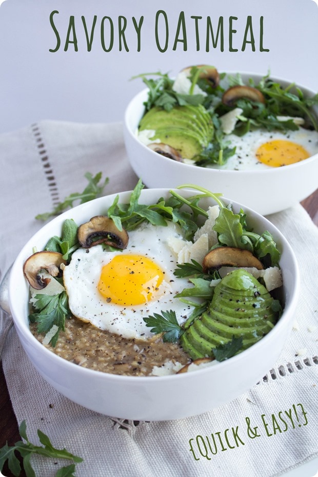 savory oatmeal recipe savory oatmeal with eggs