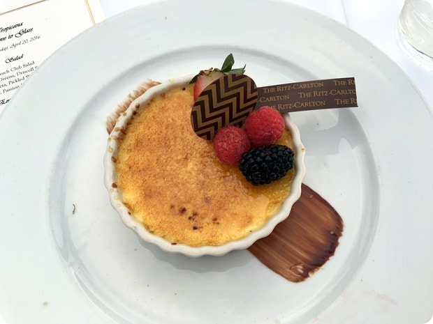 ritz sarasota beach club dinner