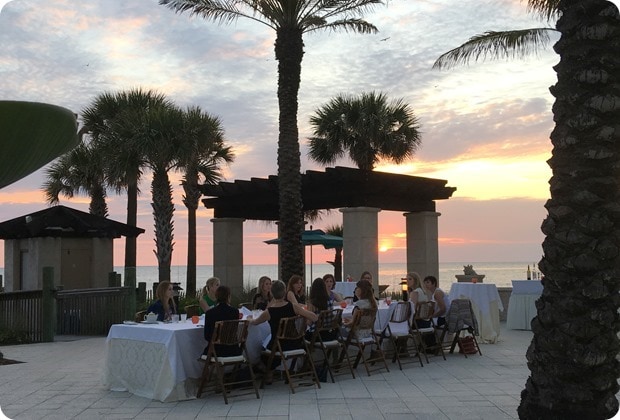 sarasota ritz beach club dinner
