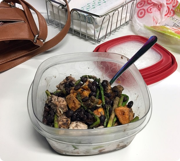 easy office packed lunch