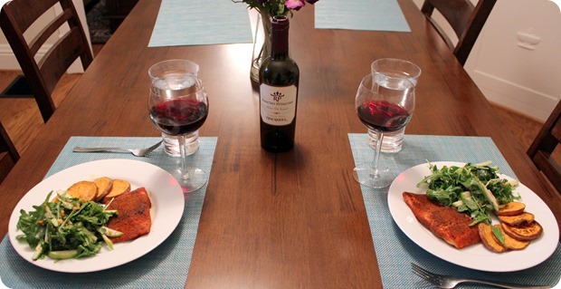 blue apron wine pairing dinner