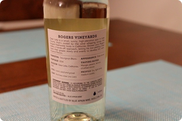 blue apron wine