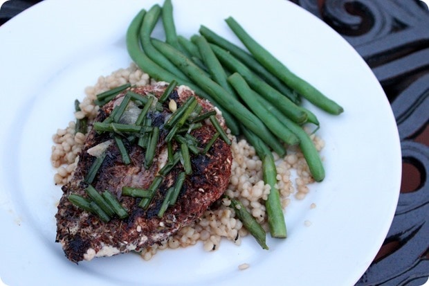 seared spiced chicken
