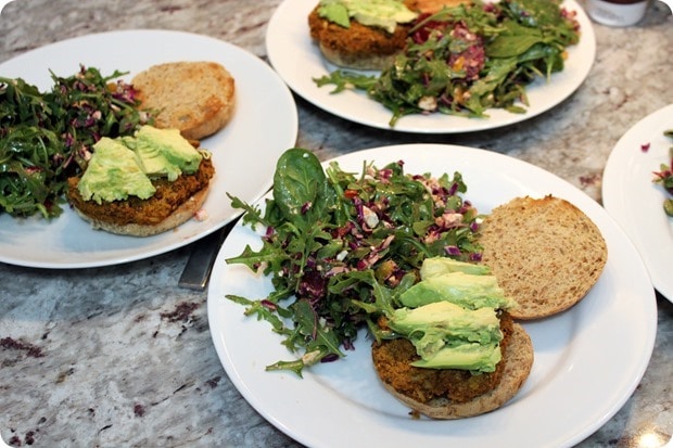 easy homemade veggie burgers