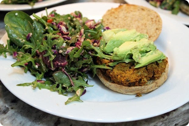 easy lentil veggie burgers