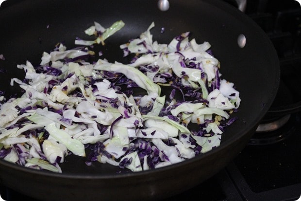 seared cabbage