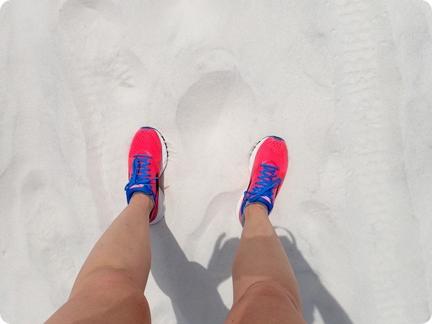 running in sand is hard