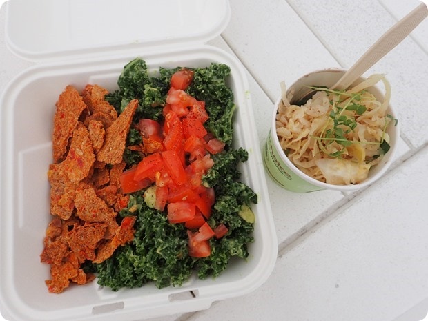 raw and juicy seasidekale salad