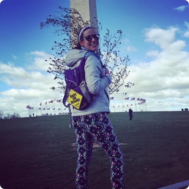 cherry blossom 10 miler baby on board