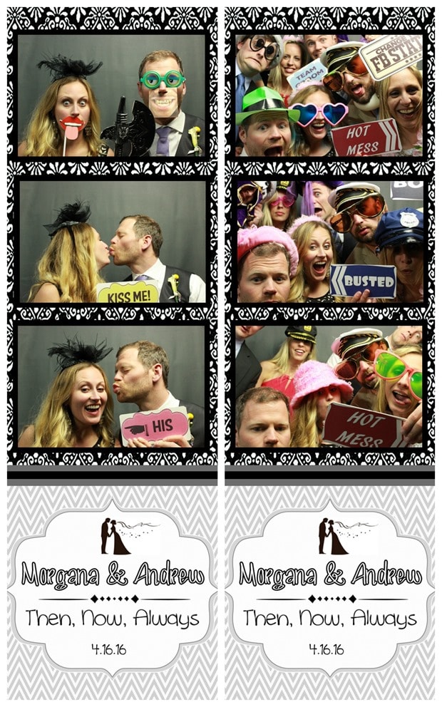 morgana phlaum andrew mauney wedding photo booth