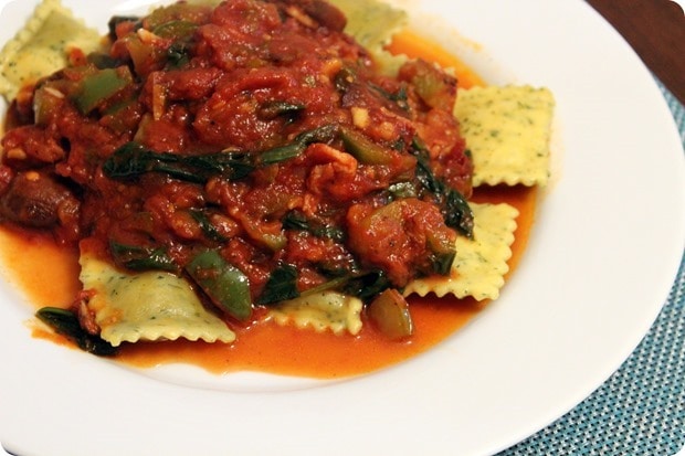 healthy ravioli