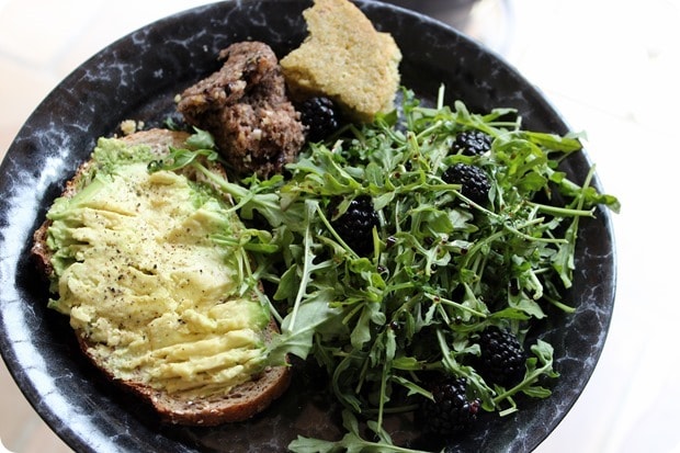 joyful eating lunch