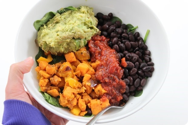 healthy mexican power bowl