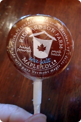 sea salt maple lollipop