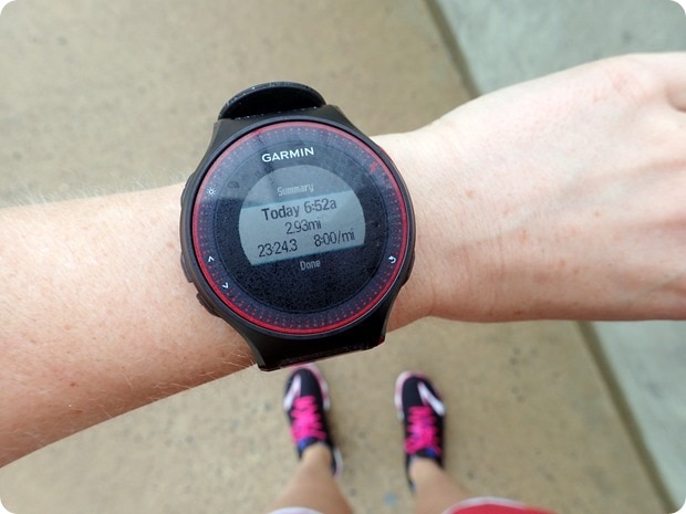 mile repeats at the track