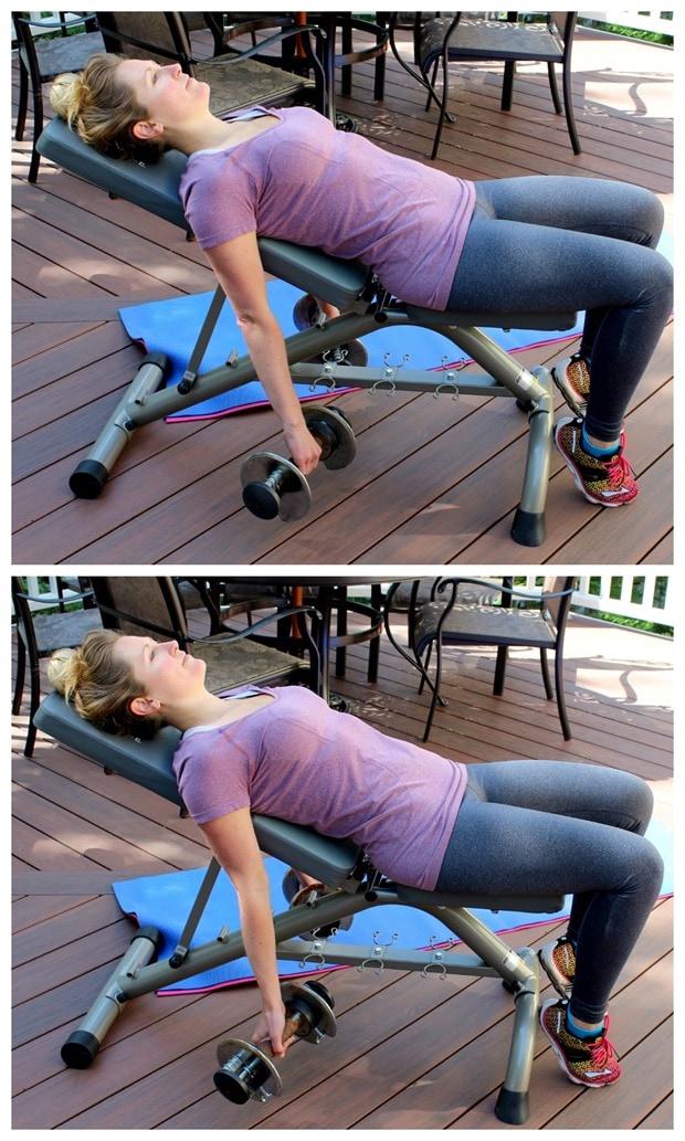 shoulder rotation move with weights