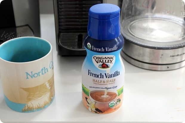 organic valley french vanilla half and half