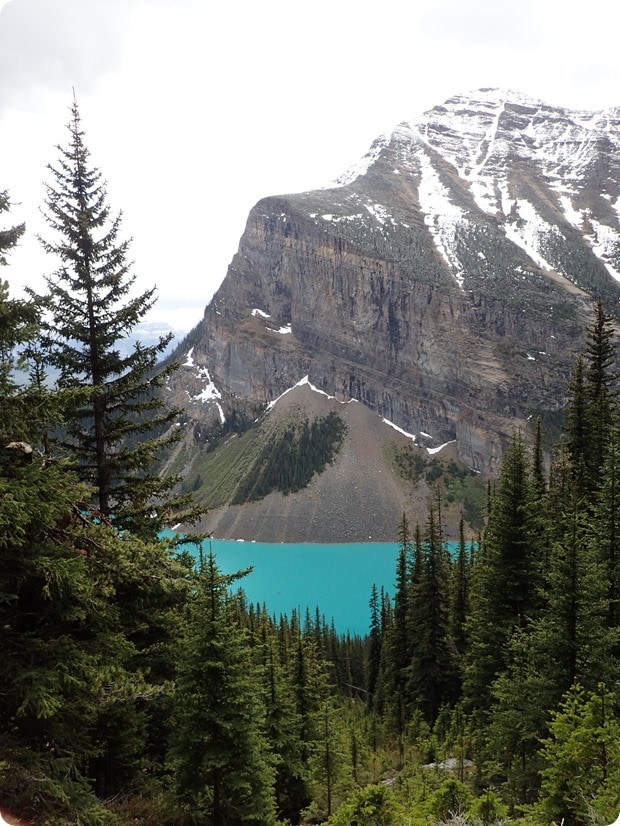 lake louise hiking view