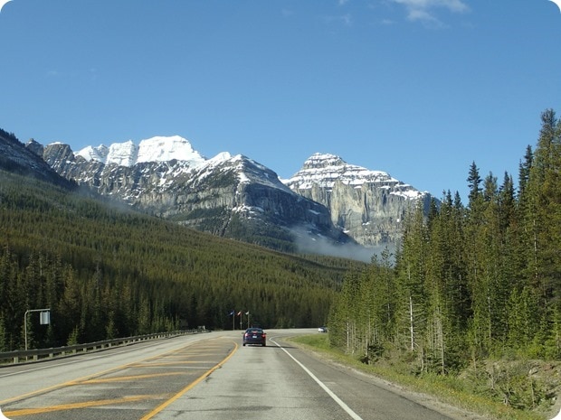 driving in kootenay national park