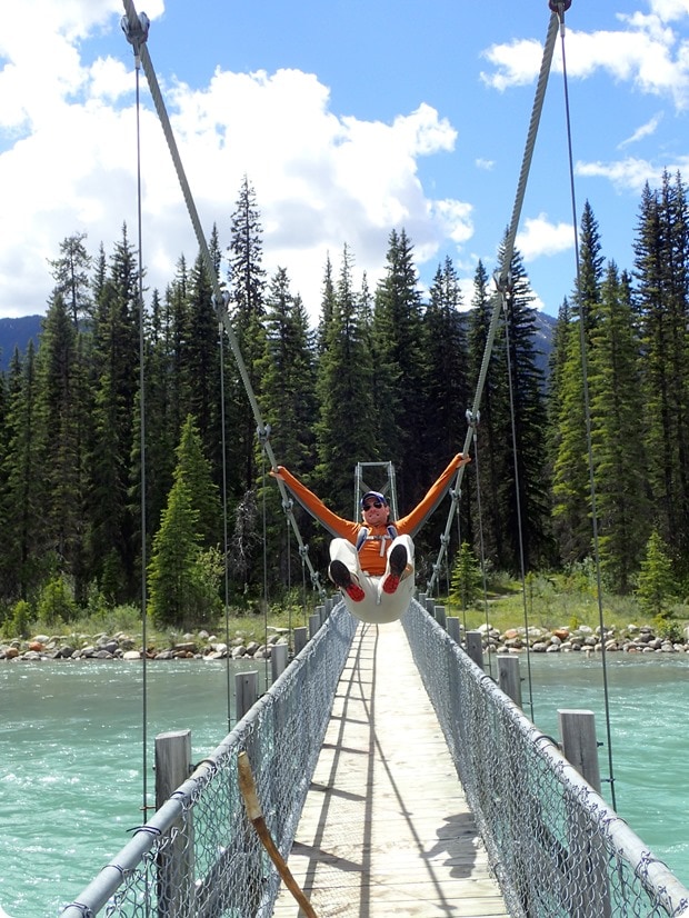 dog lake suspension bridge