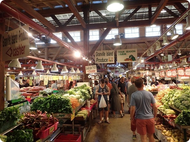 granville island public market produce