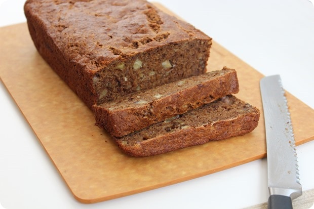 banana spelt walnut bread