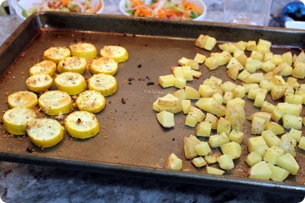 parmesan roasted squash