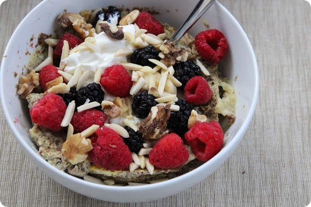 grain free breakfast bowl