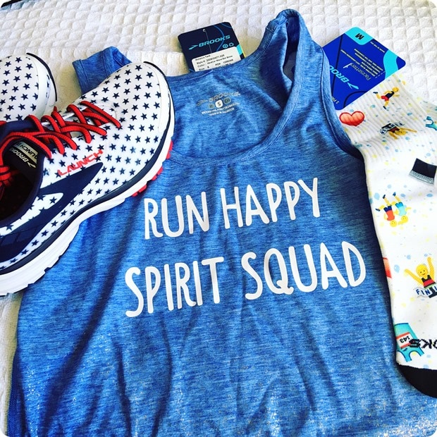 brooks patriotic running shoes