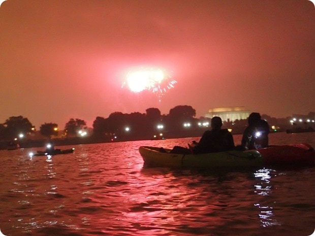 4th of july washington dc fireworks via kayak