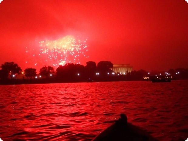 4th of july washington dc fireworks via kayak