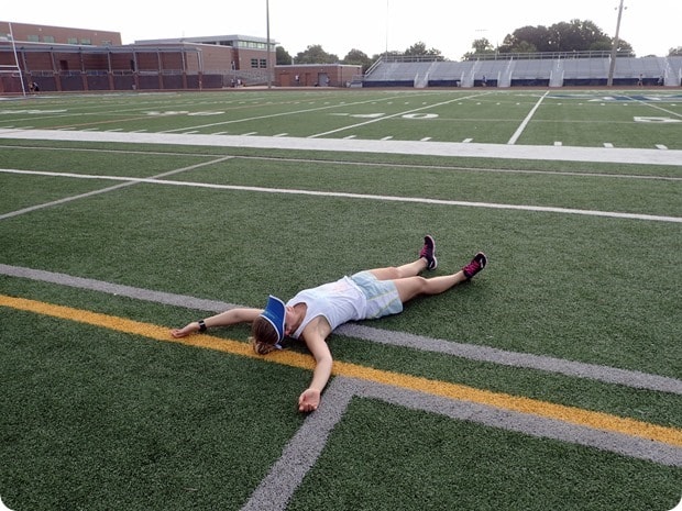 summer track workouts are hard