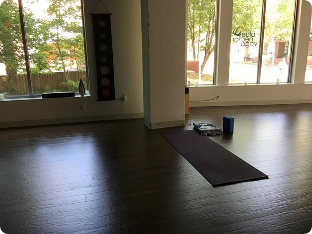 blue nectar yoga class