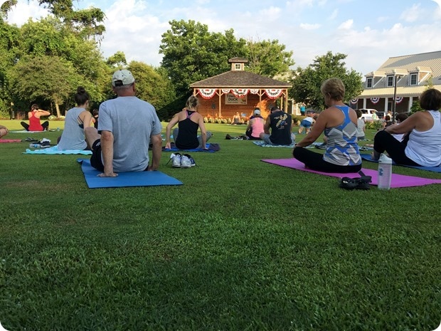 duck nc free outdoor yoga