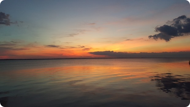 duck obx sound sunset