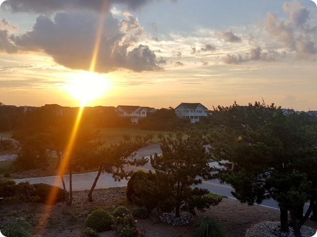 duck outer banks sunset