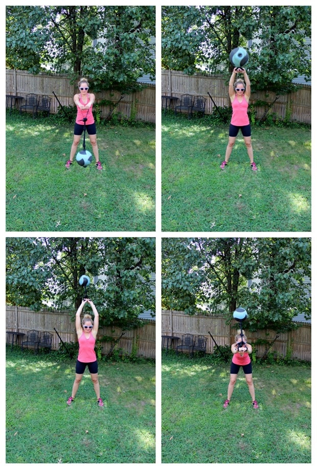 over the head ball swing