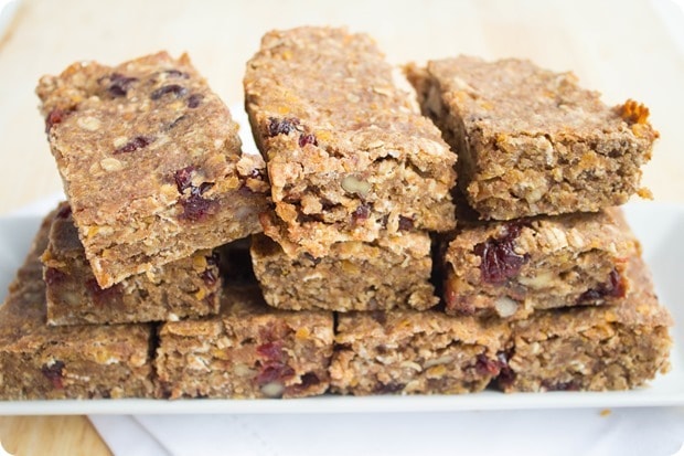 red lentil granola bars recipe