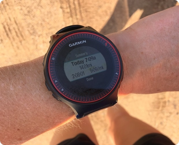 14 mile training run