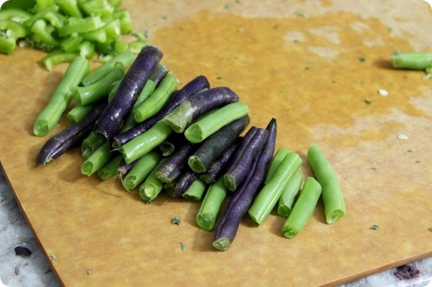 purple beans