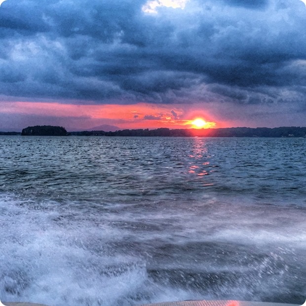 smith mountain lake sunset