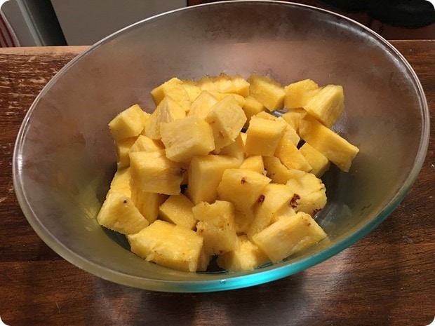 fresh pineapple