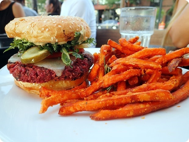veggie burger northstar cafe