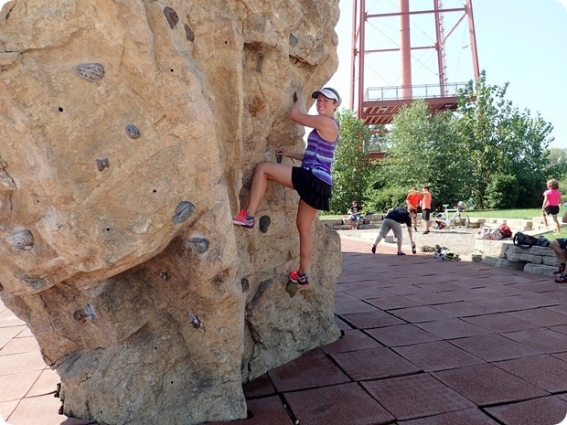 columbus climbing wall