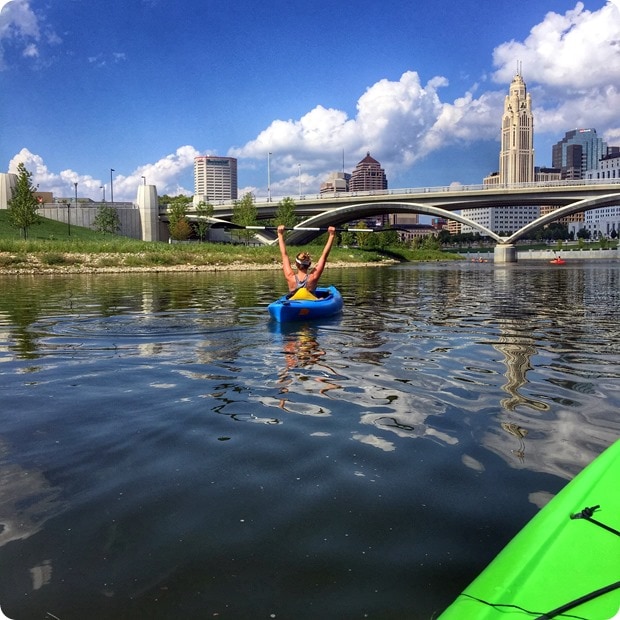 kayaking in columbus