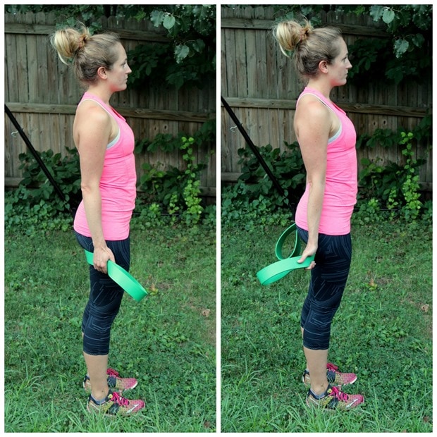 shoulder mobility exercise with band