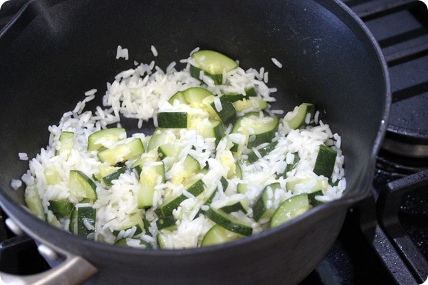 lime zucchini rice