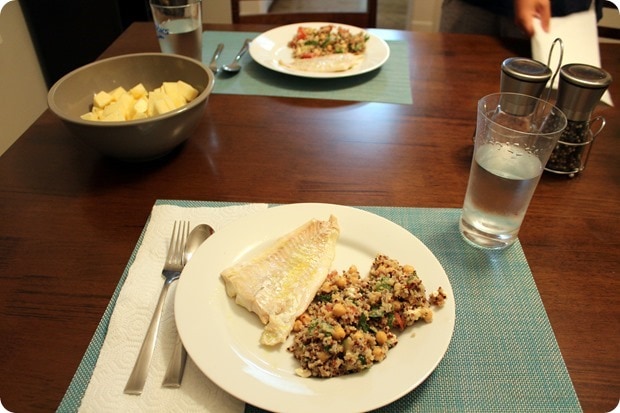 fish marinated with lemon juice olive oil
