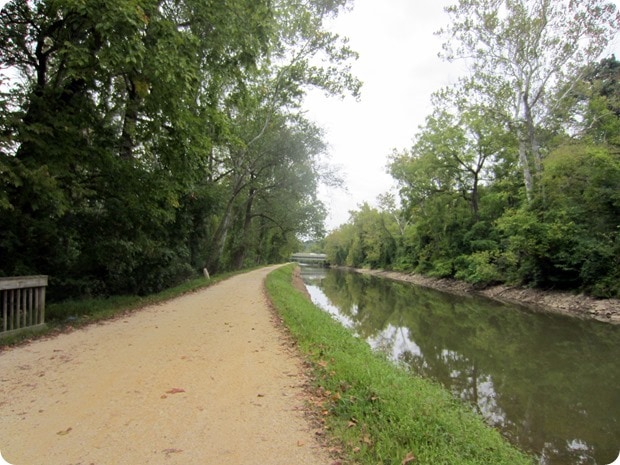 C&O canal trail running